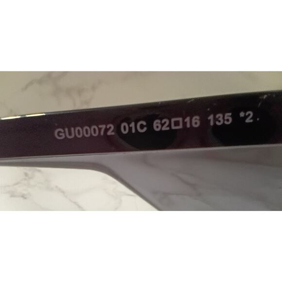 GUESS Unisex Black/Gray Mirrored Sunglasses - NEW - Picture 5 of 7